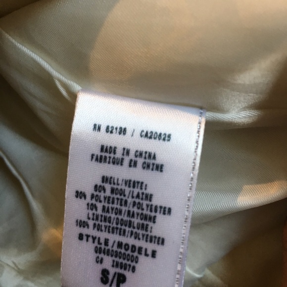 Women’s Winter Coat, Cream, Ivory Guess Coat - Picture 8 of 8